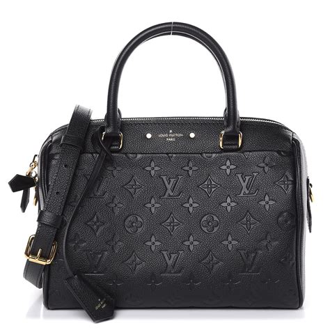 louis vuitton monogram empreinte speedy 25 black|louis vuitton speedy 25 measurements.